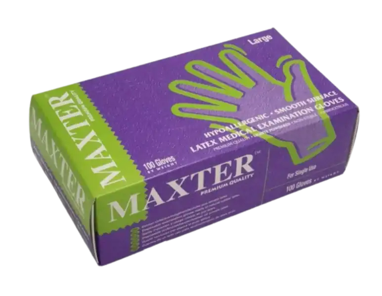 Maxter gumikesztyű latex - 100 DB
