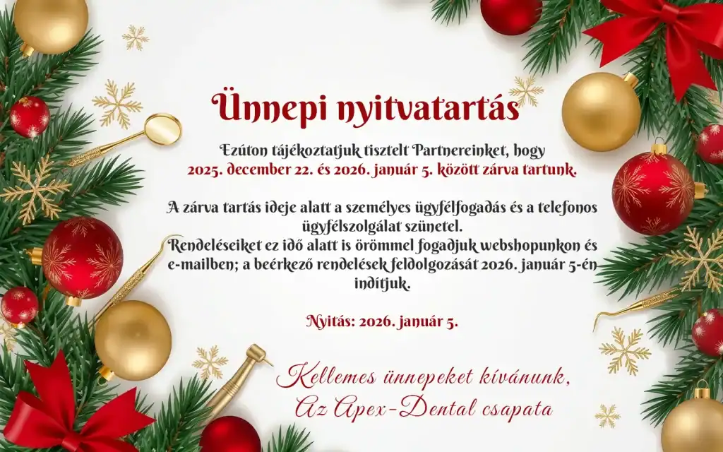 nyitvatartás apex dentál