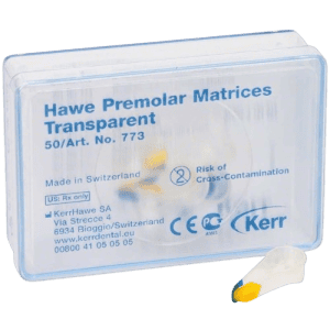 Hawe Transparent molar / premolar matrica - 50 DB