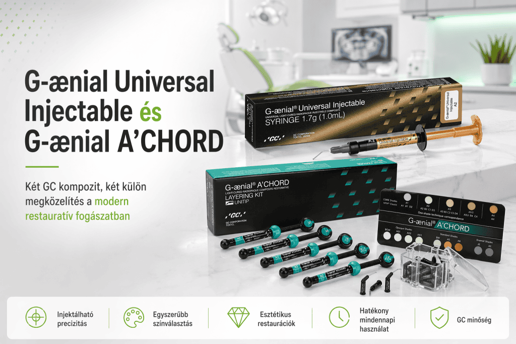 G-ænial Universal Injectable vagy G-ænial A’CHORD? Mikor melyik GC kompozit lehet jó választás?