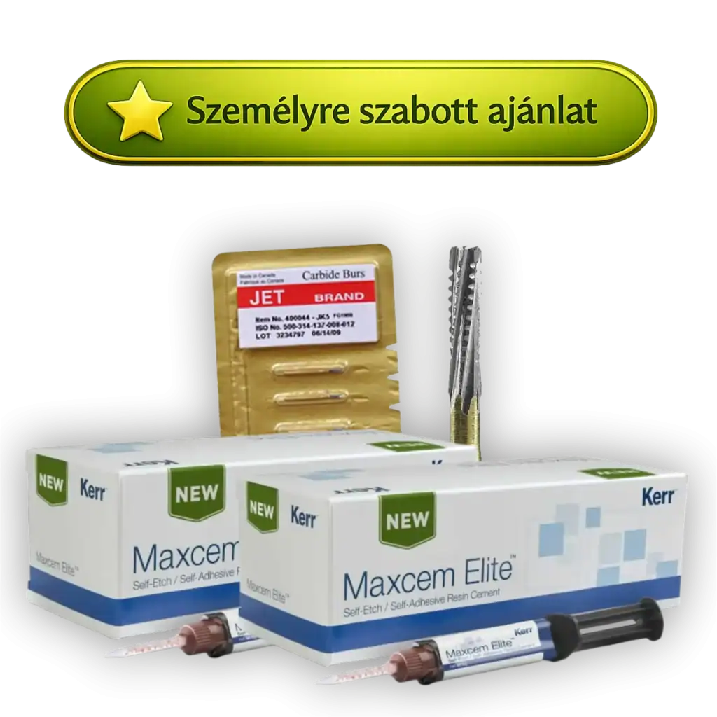 2 DB Maxcem Elite Mini kit + ajándék Kerr Jet koronafelvágó