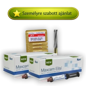 2 DB Maxcem Elite Mini kit + ajándék Kerr Jet koronafelvágó