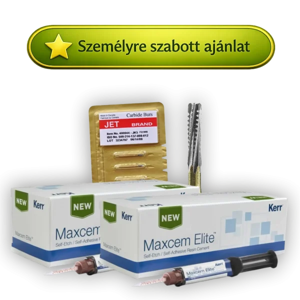 2 DB Maxcem Elite Mini kit + ajándék Kerr Jet koronafelvágó