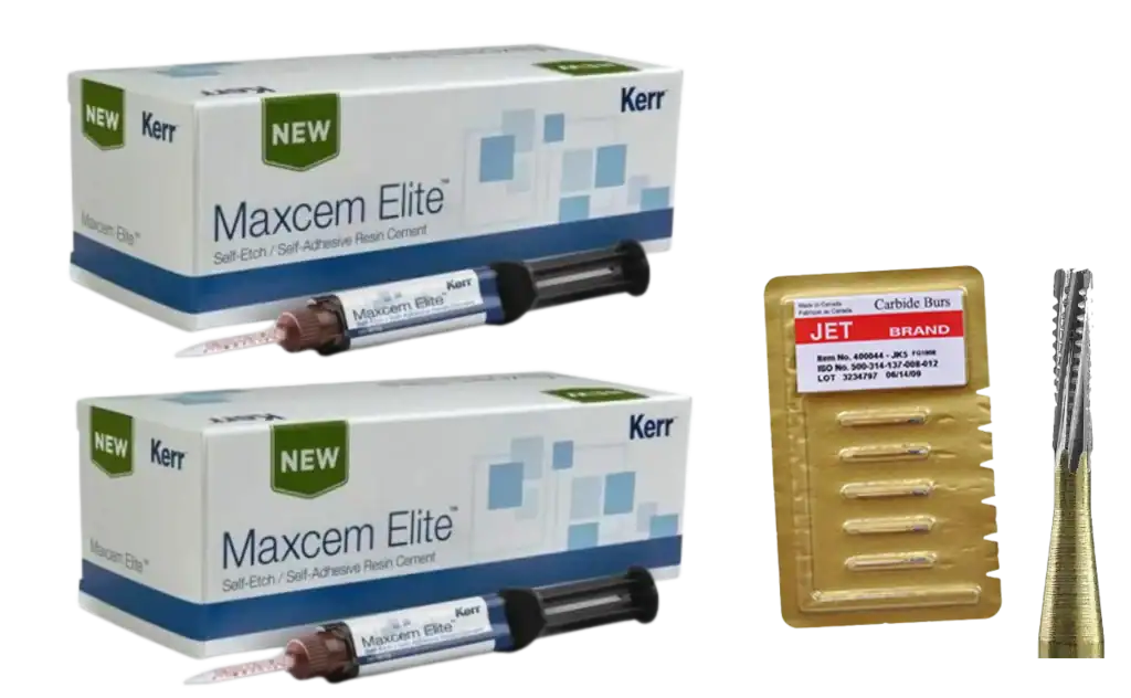 2 DB Maxcem Elite Mini kit + ajándék Kerr Jet koronafelvágó