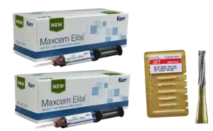 2 DB Maxcem Elite Mini kit + ajándék Kerr Jet koronafelvágó