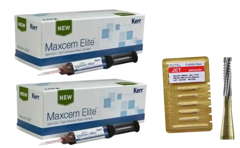 2 DB Maxcem Elite Mini kit + ajándék Kerr Jet koronafelvágó
