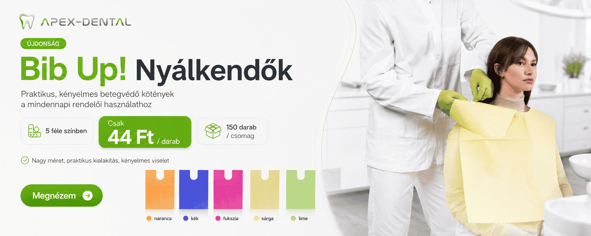 Bib Up! Nyálkendők