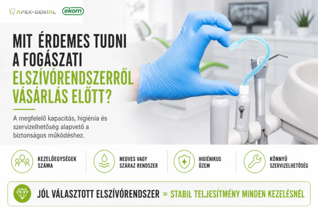 Mit érdemes tudni a fogászati elszívórendszerről vásárlás előtt?