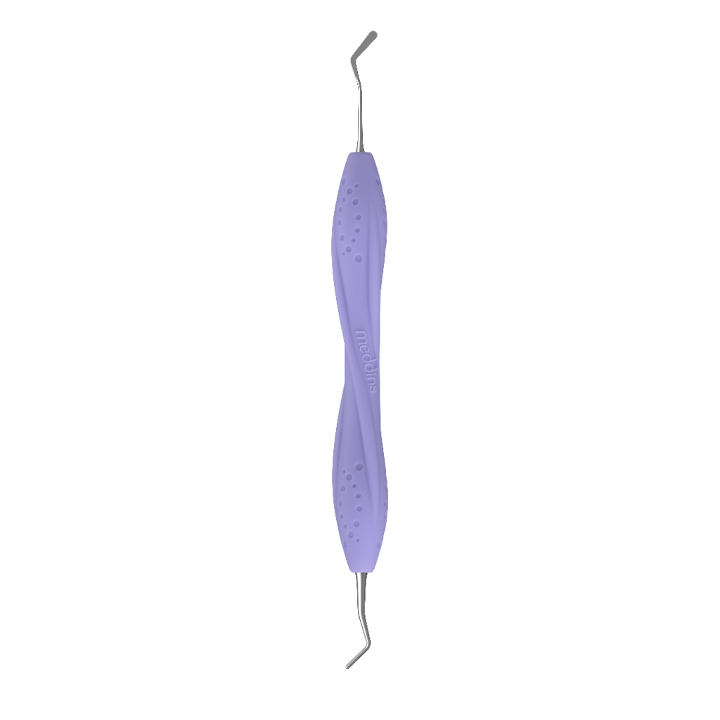 Meddins spatula–plugger TYPE 11 – cseppvégű, szilikon nyéllel