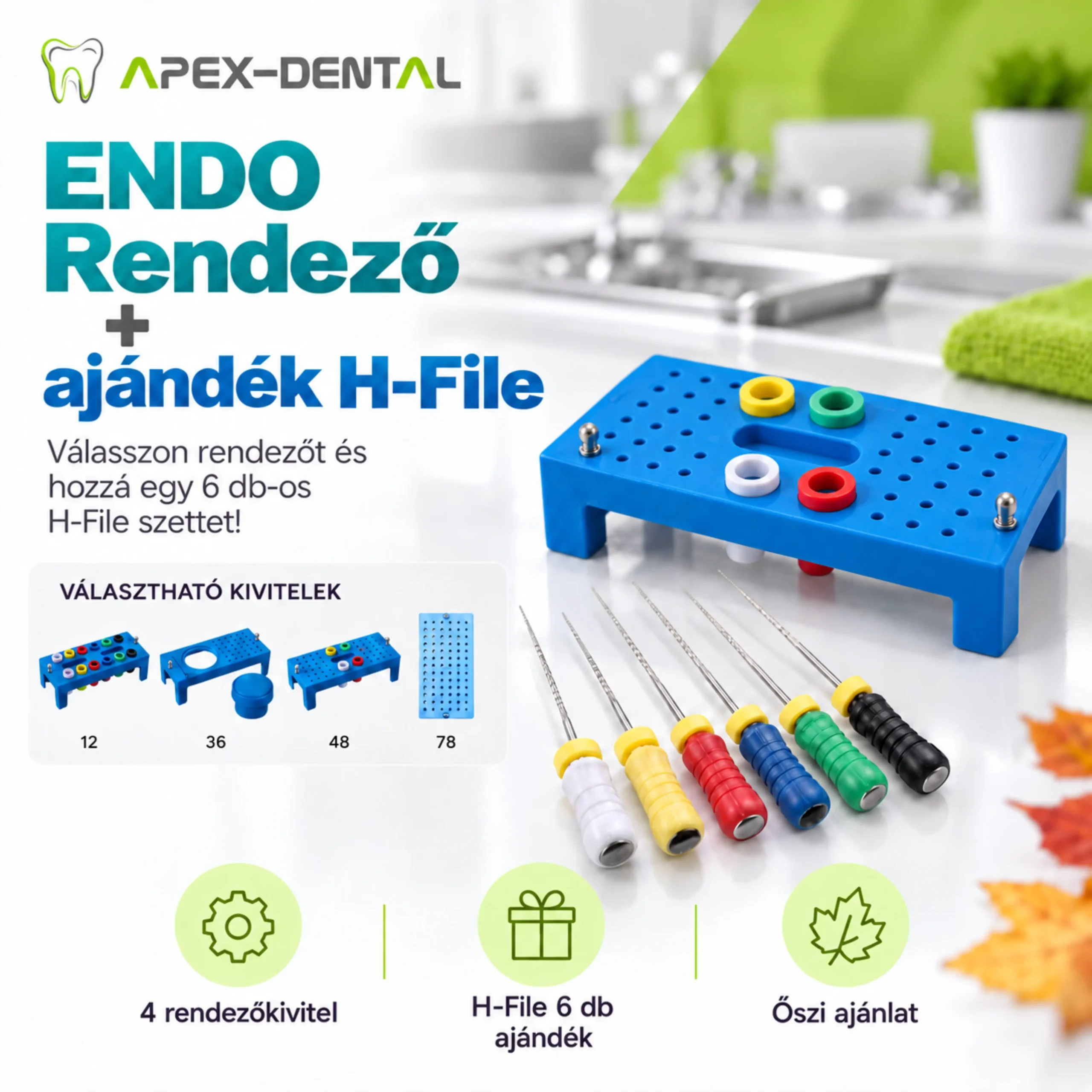 ENDO Rendező + ajándék H-File