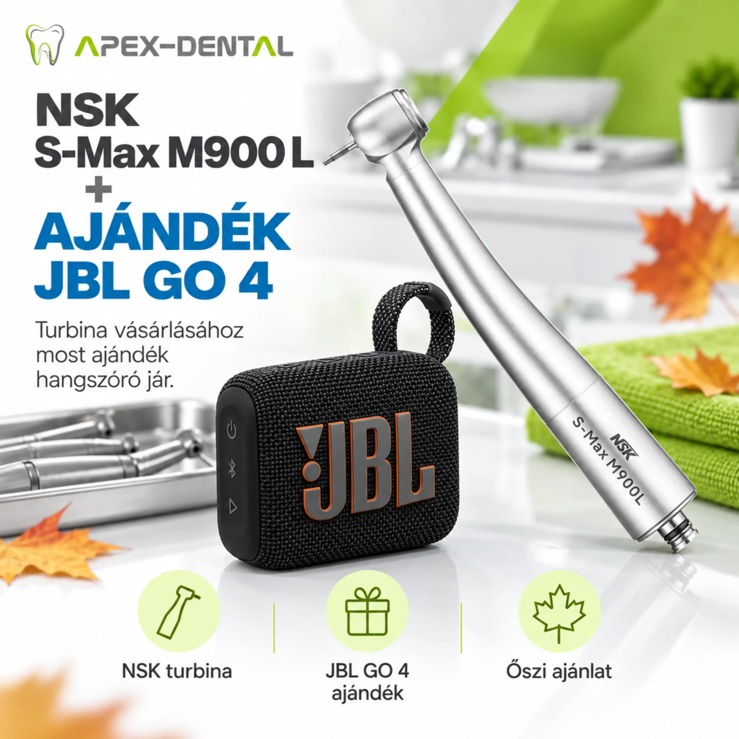 NSK S-Max M900 L + ajándék JBL GO 4